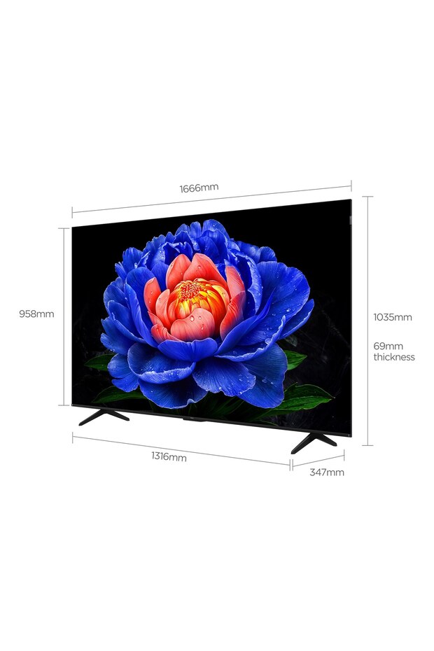 75T6D 75 İnç 4K UHD Uydu Alıcılı Google Smart QLED TV - 5
