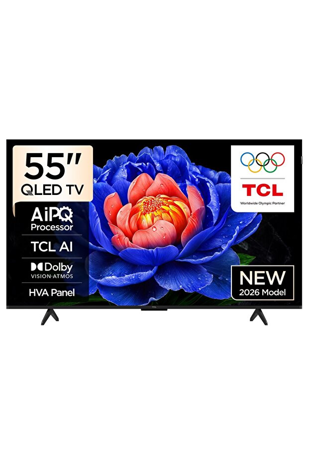 55T6D 55 İnç 4K UHD Uydu Alıcılı Google Smart QLED TV - 1