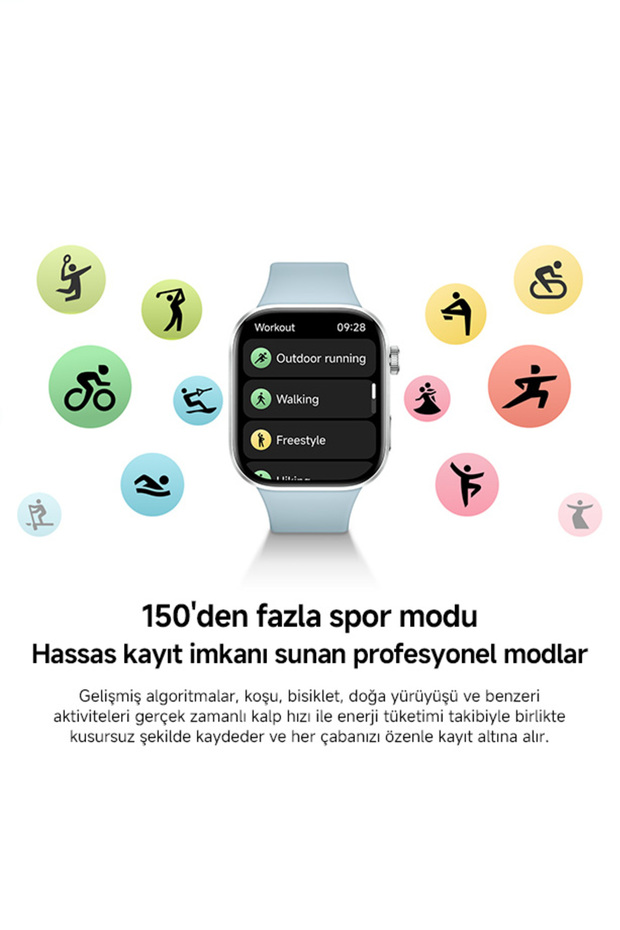 Redmi Watch 6 Mavi Akıllı Saat Sesli Görüşme Özellikli (Xiaomi Türkiye Garantili) - 8