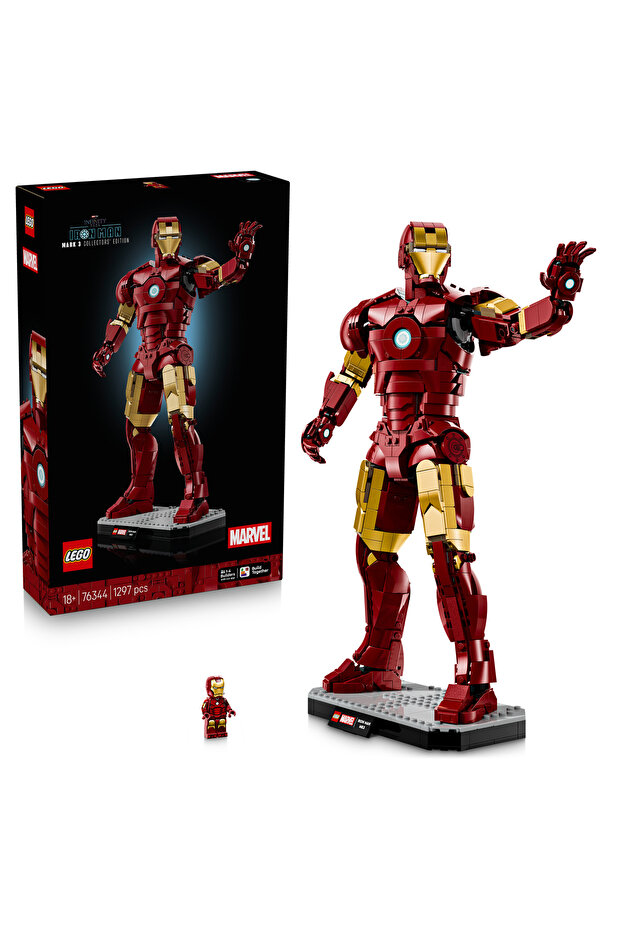 ® ǀ Marvel Iron Man Mark 3 Koleksiyoncu Versiyonu 76344 - 18+ Model Yapım Seti (1297 Parça) - 1