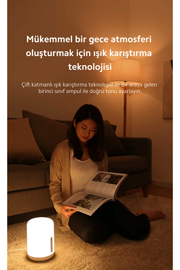 Mi Bedside Lamp 2 Akıllı Başucu Lambası - 8