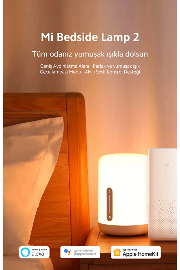 Mi Bedside Lamp 2 Akıllı Başucu Lambası - 3