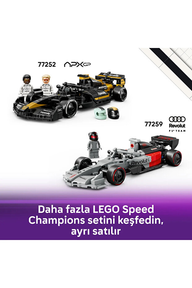 ® Speed Champions F1 ACADEMY™ LEGO® Yarış Arabası 77258 - 10+ için Oyuncak Yapım Seti (201P) - 11