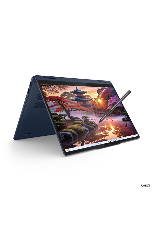 IdeaPad 5 2'si 1 arada Ryzen AI 7 350 16GB 1TB SSD 14" WUXGA FreeDOS Copilot+ PC 83KT004STR