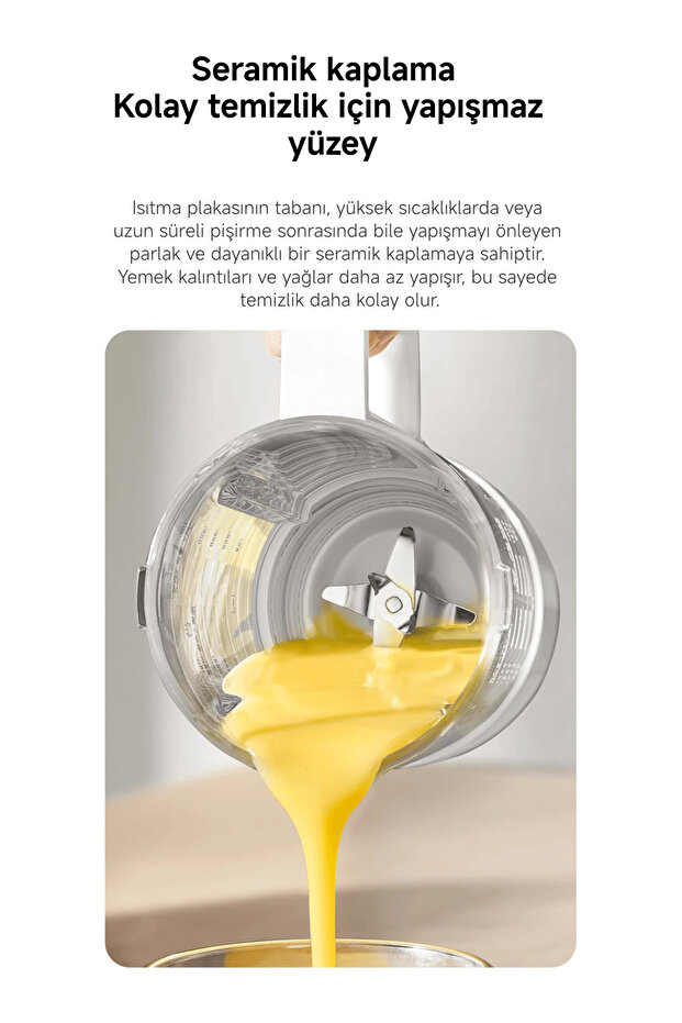 Blender Pro - Sıcak ve Soğuk Blender - Smoothie, Çorba ve Daha Fazlası İçin - Cam Sürahili - 8