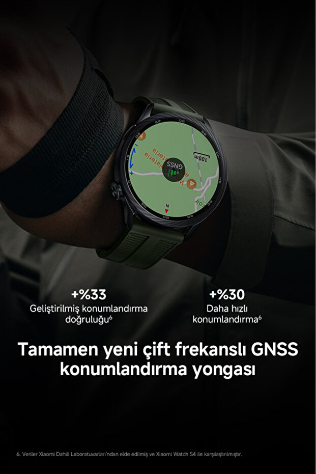 Watch S5 46mm gümüş Akıllı Saat , Android iOS Uyumlu, Sesli Arama, Sağlık Takibi, Çift Bant GPS - 9