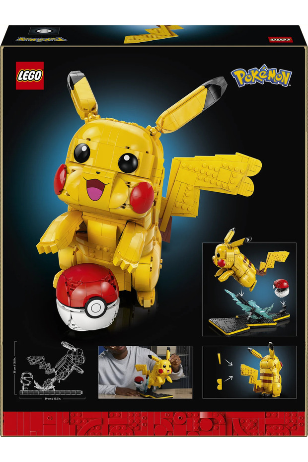 ® Pokémon™ Pikachu ve Poké Topu 72152 - Yetişkinler için Video Oyunu Modeli Yapım Seti (2050 P) - 5