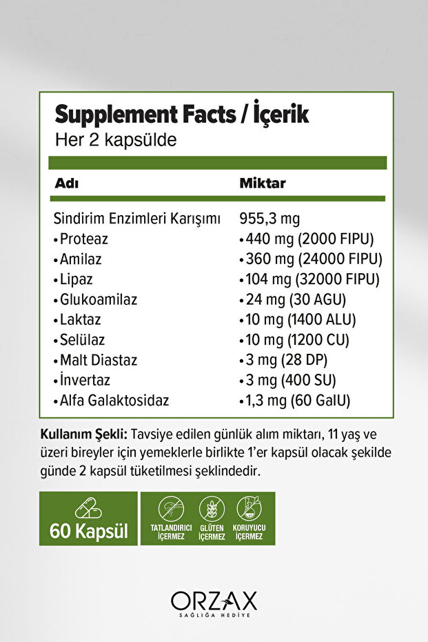 Enzymes Pancron 60 Kapsül - 2