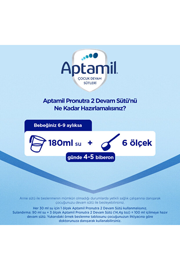 2 Prebiyotikli Devam Sütü 350 Gr - 3