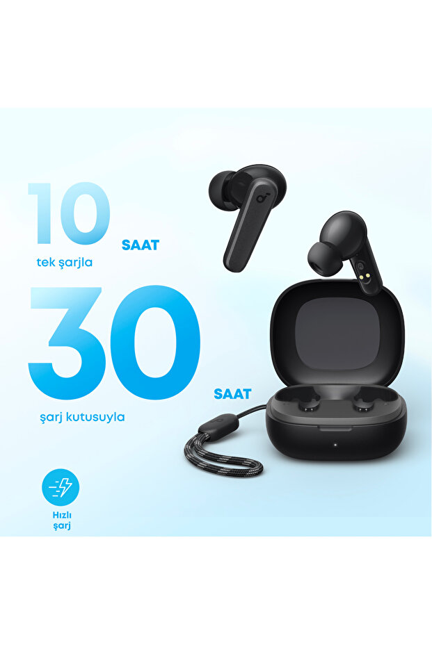Soundcore P20i Kulak İçi Bluetooth Kulaklık, 30 Saat Çalma Süresi, Siyah - A3949 - 5