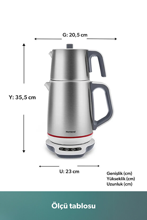 Royaltea 1709h Konuşan Çay Makinesi (DOKUNMATİK BAZA) - 3