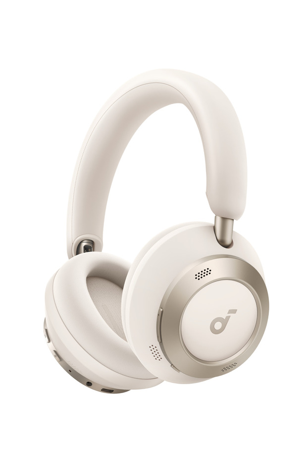 Soundcore Space One Pro Kulak Üstü Bluetooth Kulaklık, Uyarlanabilir Aktif Gürültü Engelleme, Beyaz - A3062