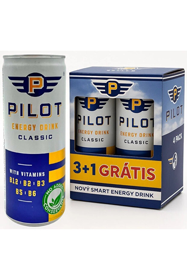 – Classic - Pack of 4 (4x250ml) - With B-Vitamins (B2, B3, B5, B6, B12)