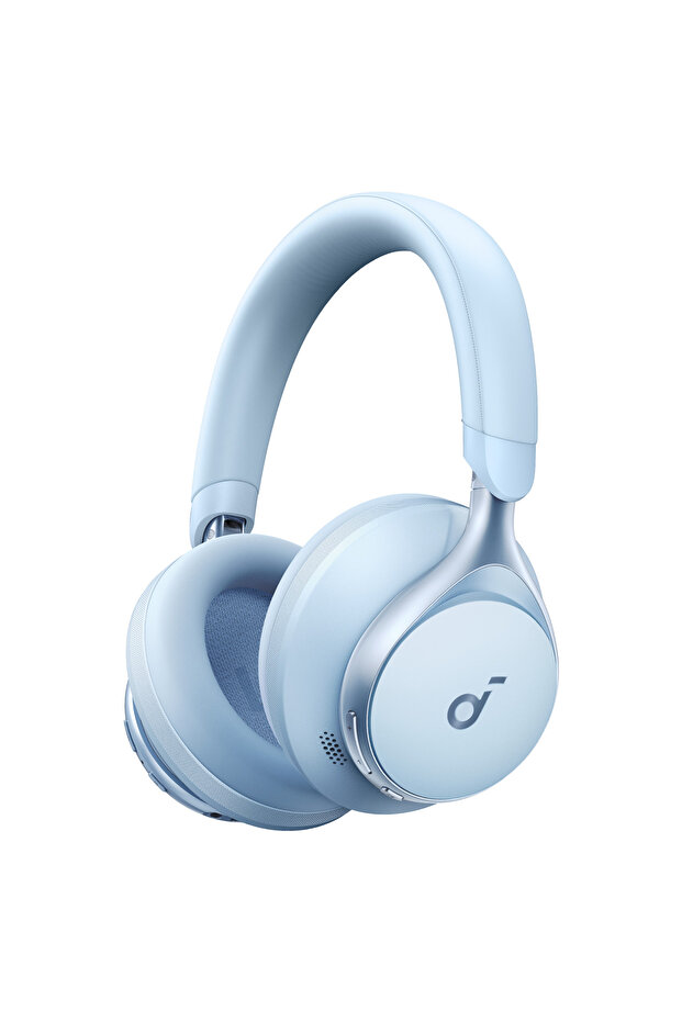 Soundcore Space One Kulak Üstü Bluetooth Kulaklık, Aktif Gürültü Engelleme, Mavi - A3035