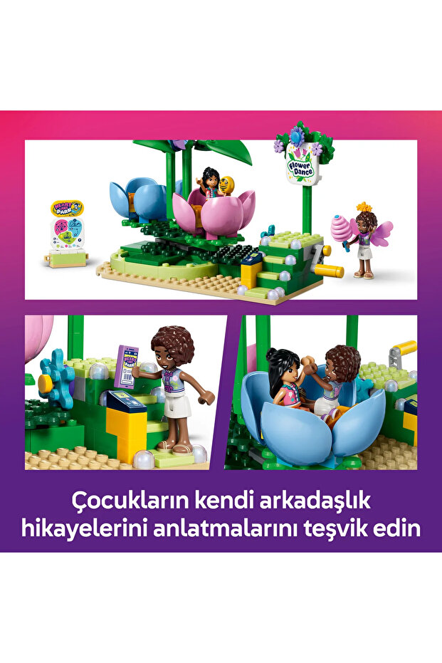 ® Friends Dönen Çiçek ve Peri Fincanı 42702 - 7 Yaş ve Üzeri için Oyuncak Yapım Seti (321 Parça) - 8
