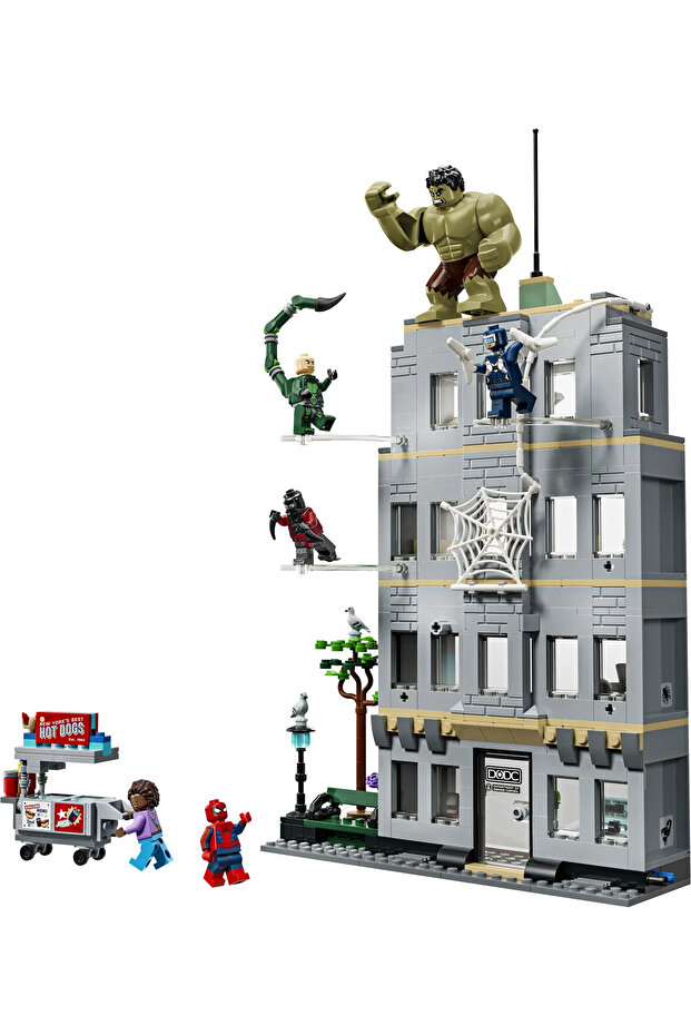 ® ǀ Marvel Örümcek Adam ve Hulk Destansı Çarpışması 76350 - 8+ için Oyuncak Yapım Seti (534P) - 3