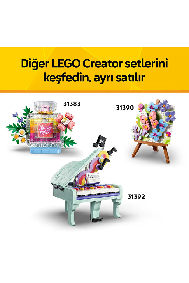 ® Creator 3’ü 1 Arada Saklama Bölmeli Tasarım Çanta 31391 - 8+ için Oyuncak Yapım Seti (272P) - 11