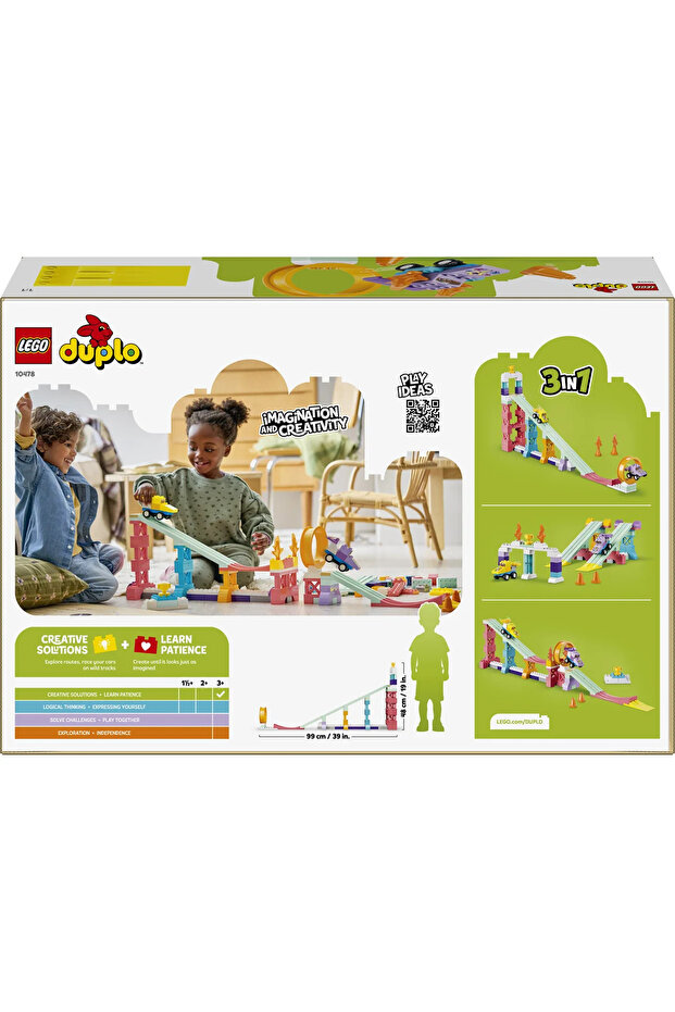 DUPLO Kasabası 3’ü 1 Arada Araçlar Yaratıcı Rampalar 10478 - 3+ için Oyuncak Yapım Seti (111P) - 5