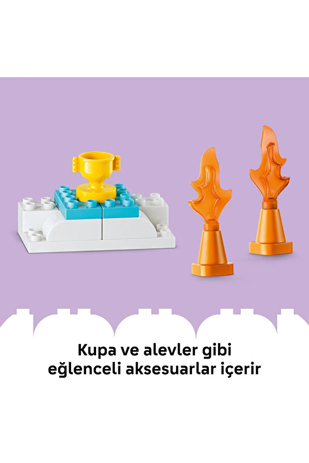 DUPLO Kasabası 3’ü 1 Arada Araçlar Yaratıcı Rampalar 10478 - 3+ için Oyuncak Yapım Seti (111P) - 9