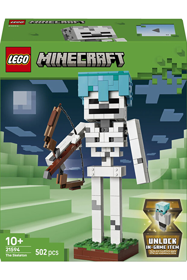 ® Minecraft® İskelet 21594 - 10 Yaş ve Üzeri Çocuklar için Oyuncak Yapım Seti (502 Parça) - 3