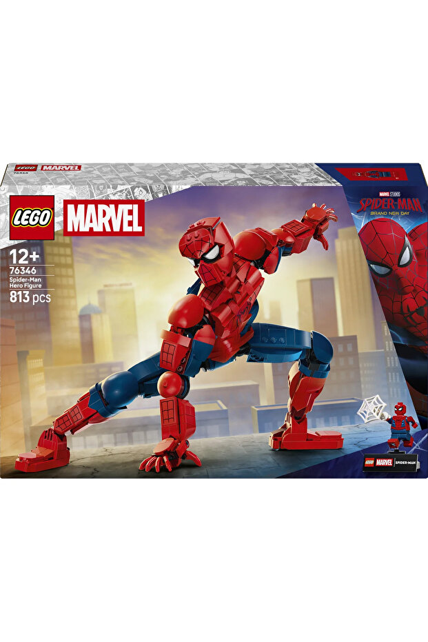 ® ǀ Marvel Örümcek Adam Kahraman Figürü 76346 - 12 Yaş Üzeri için Oyuncak Yapım Seti (813 Parça) - 4