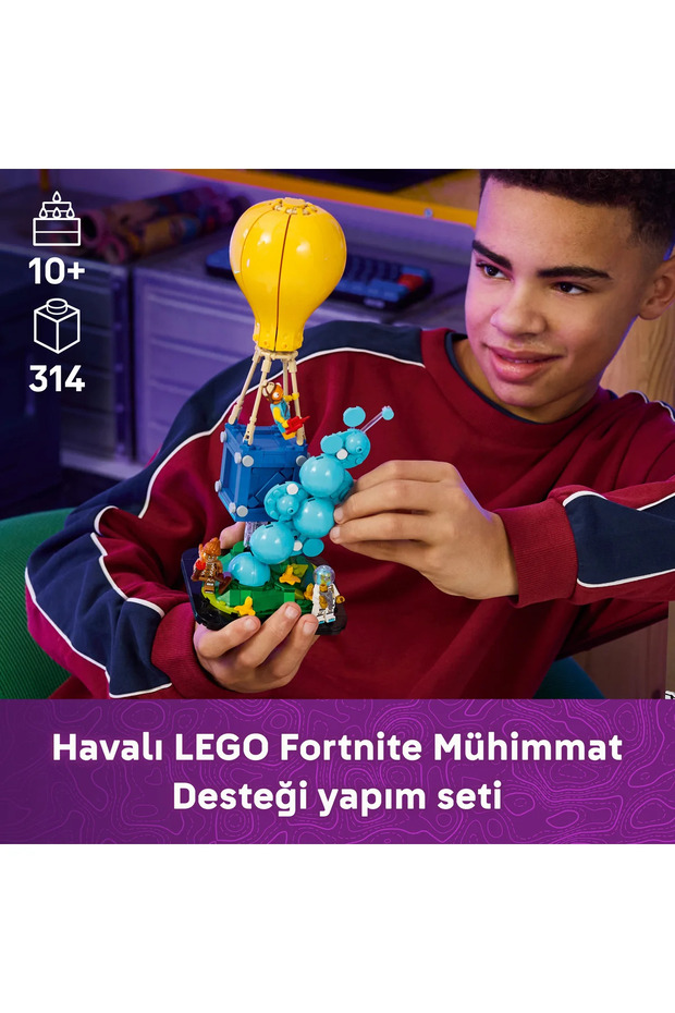 ® Fortnite® Mühimmat Desteği 77080 - 10 Yaş Üzeri Çocuklar için Oyuncak Yapım Seti (314 Parça) - 6