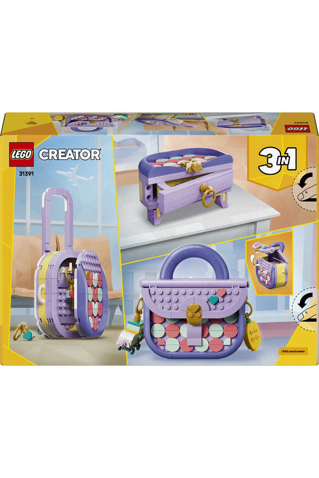 ® Creator 3’ü 1 Arada Saklama Bölmeli Tasarım Çanta 31391 - 8+ için Oyuncak Yapım Seti (272P) - 5