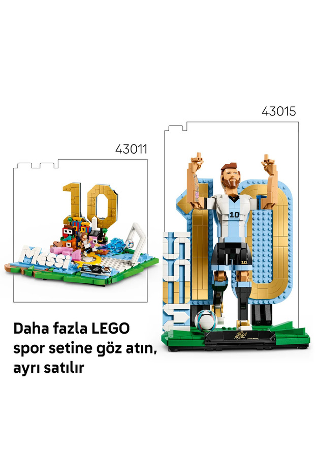 ® Editions Lionel Messi Kutlama 43018 –14 Yaş ve Üzeri Çocuklar İçin Oyuncak Yapım Seti (1427P) - 11