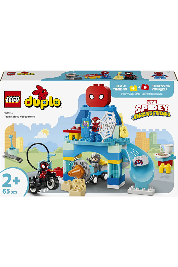 ® DUPLO® | Marvel Spidey Takımı Karargahı 10464 – 2+ Yaş için Oyuncak Yapım Seti (65 Parça) - 4