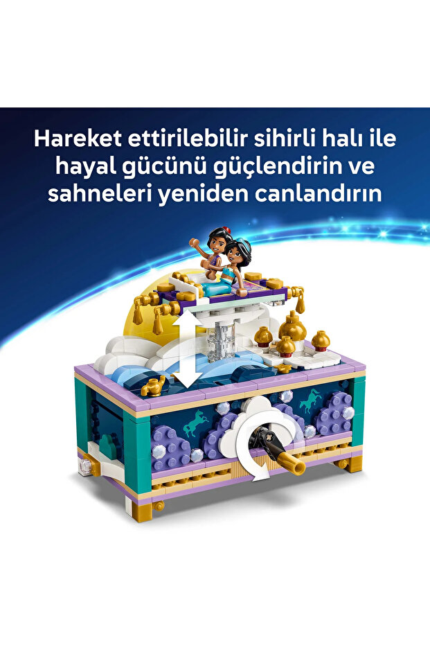 ® ǀ Disney Princess Yasemin’in Mücevher Kutusu 43295 – 6+ için Oyuncak Yapım Seti (458 Parça) - 8