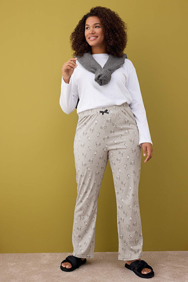 Gri-Çok Renkli 2'li Paket Örme Pijama Altı TBBAW26IA00003 - 2