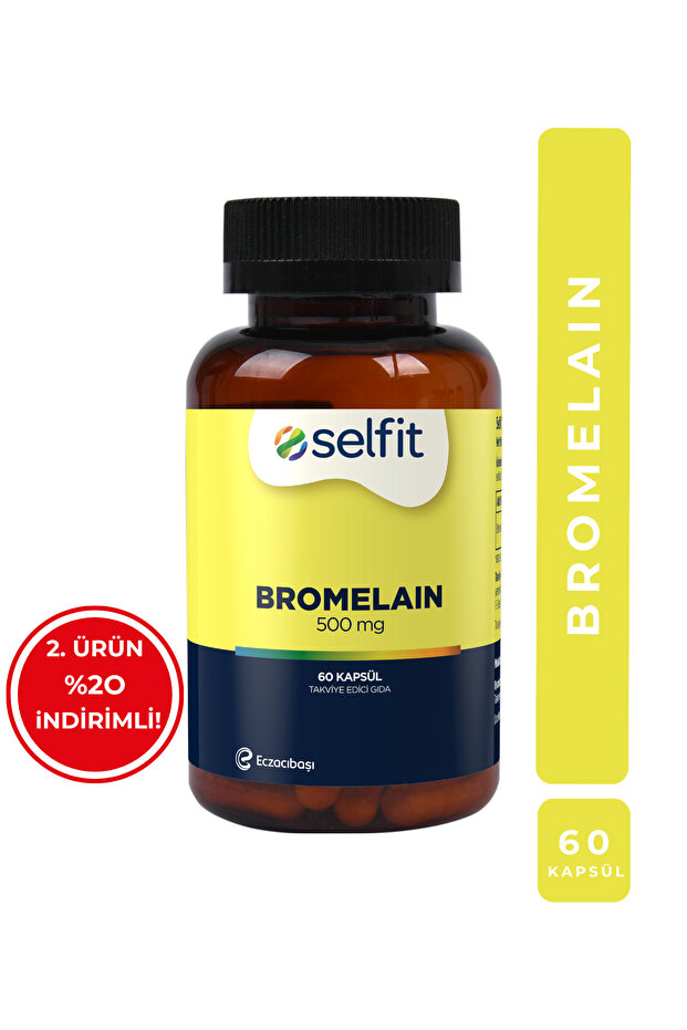 Bromelain 500 Mg 60 Kapsül - 1
