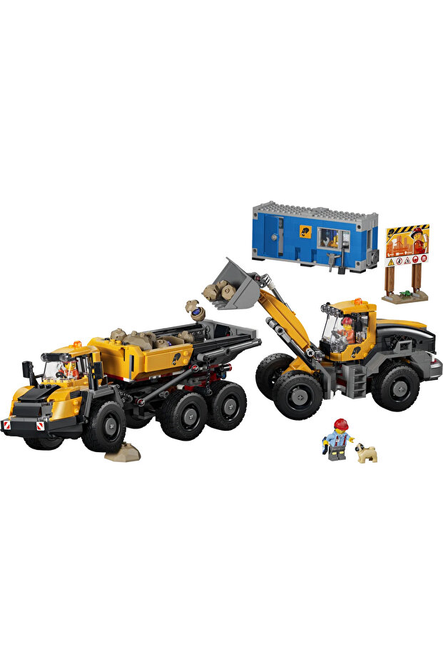 ® City Damperli Kamyon ve Ön Yükleyici 60494 - 8 Yaş Üzeri için Oyuncak Yapım Seti (1132 Parça) - 3