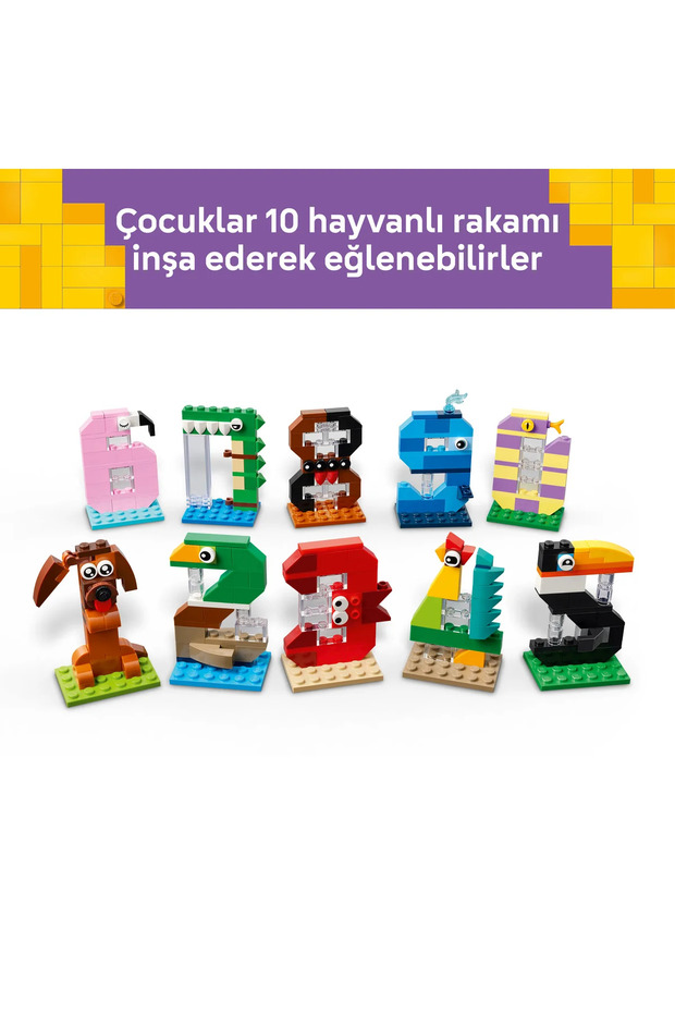 ® Doğum Günü Rakamları 40807 – 6 Yaş ve Üzeri Çocuklar için Oyuncak Yapım Seti (281 Parça) - 6