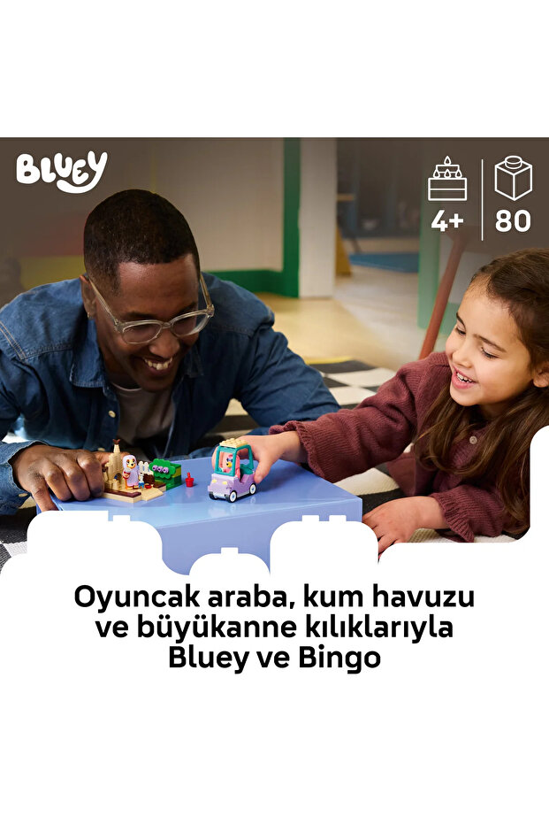 ® Bluey Büyükanneler ile Bingo ve Bluey 11216 - 4 Yaş Üzeri için Oyuncak Yapım Seti (80 Parça) - 6