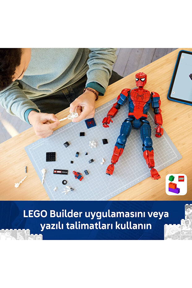 ® ǀ Marvel Örümcek Adam Kahraman Figürü 76346 - 12 Yaş Üzeri için Oyuncak Yapım Seti (813 Parça) - 10