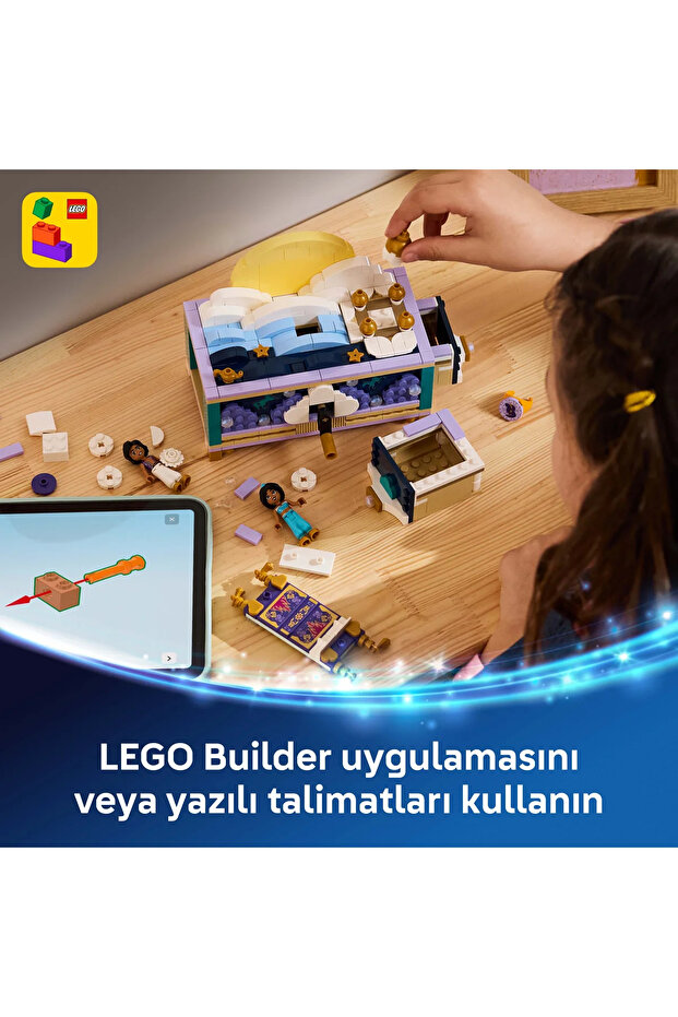 ® ǀ Disney Princess Yasemin’in Mücevher Kutusu 43295 – 6+ için Oyuncak Yapım Seti (458 Parça) - 10