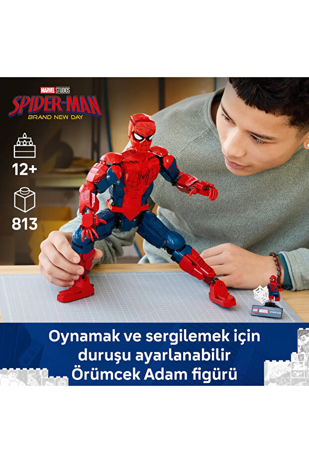 ® ǀ Marvel Örümcek Adam Kahraman Figürü 76346 - 12 Yaş Üzeri için Oyuncak Yapım Seti (813 Parça) - 6