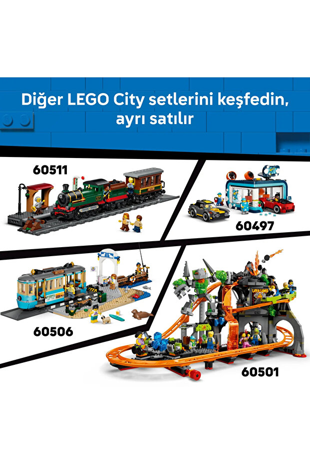® City Araçlarla Pizza Dağıtım Deneyimi 60496 - 6 Yaş Üzeri için Oyuncak Yapım Seti (494 Parça) - 11