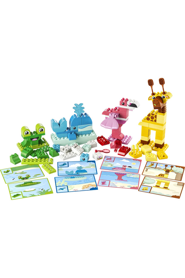 ® DUPLO® Hayvan Yapma Oyunu Eğitici Oyuncak 10472 – 3+ Yaş için Oyuncak Yapım Seti (94 Parça) - 3