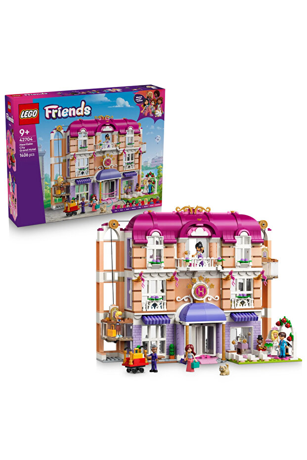 ® Friends Büyük Heartlake City Oteli 42704 - 9 Yaş ve Üzeri için Oyuncak Yapım Seti (1406 Parça)