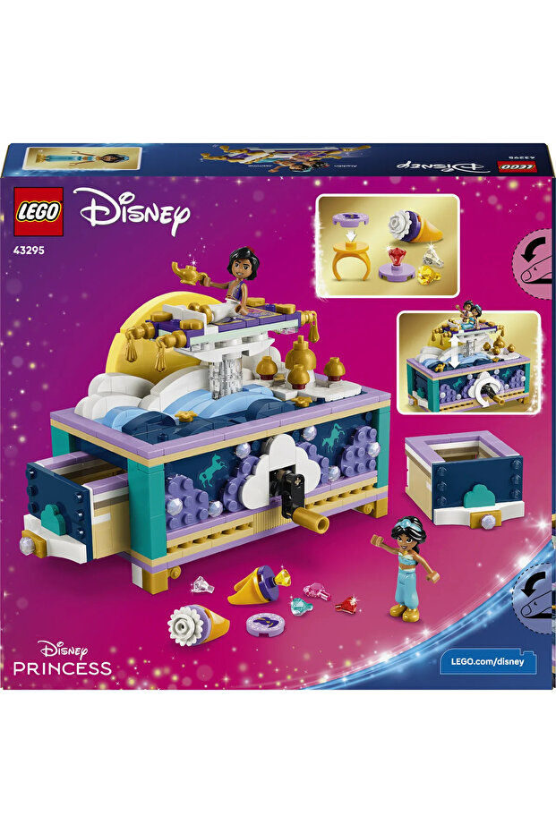 ® ǀ Disney Princess Yasemin’in Mücevher Kutusu 43295 – 6+ için Oyuncak Yapım Seti (458 Parça) - 5