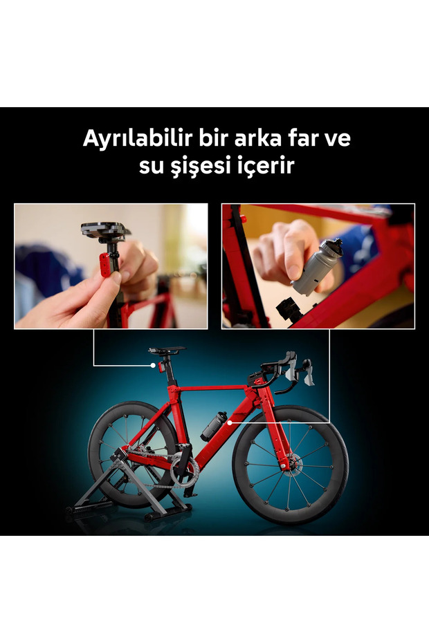 ® Icons Yol Bisikleti 11380 - Yetişkinler için Yaratıcı Model Yapım Seti (1015 Parça) - 10