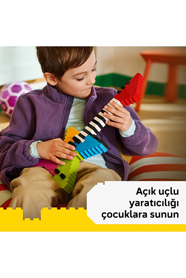 ® Classic Renkli Yaratıcı Yapım Parçaları 11045 - 5+ için Oyuncak Yapım Seti (820 Parça) - 8
