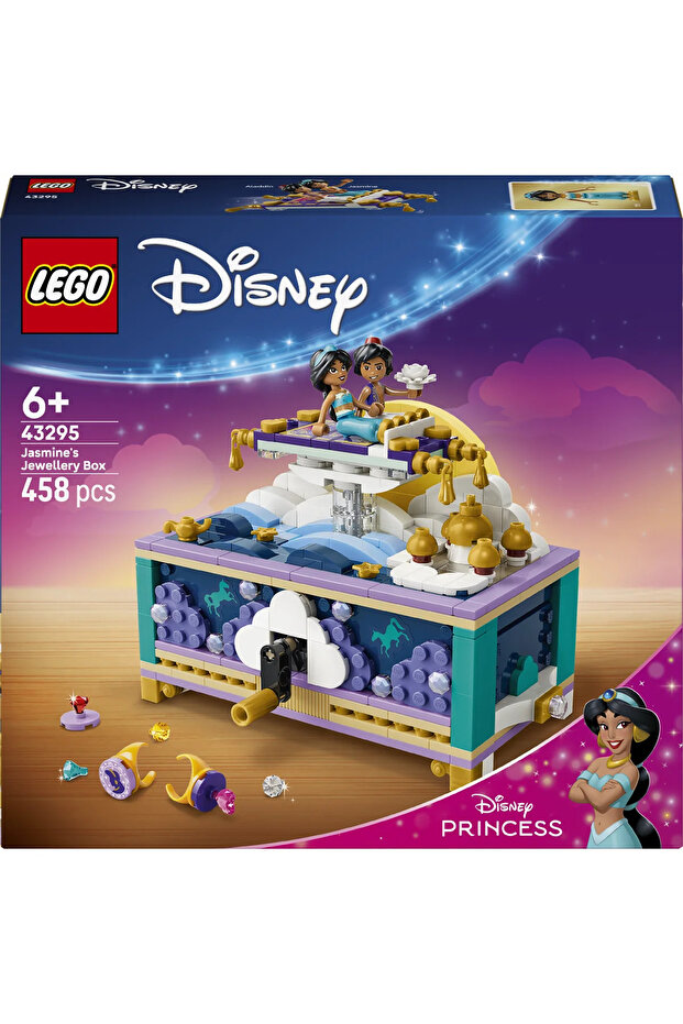 ® ǀ Disney Princess Yasemin’in Mücevher Kutusu 43295 – 6+ için Oyuncak Yapım Seti (458 Parça) - 4