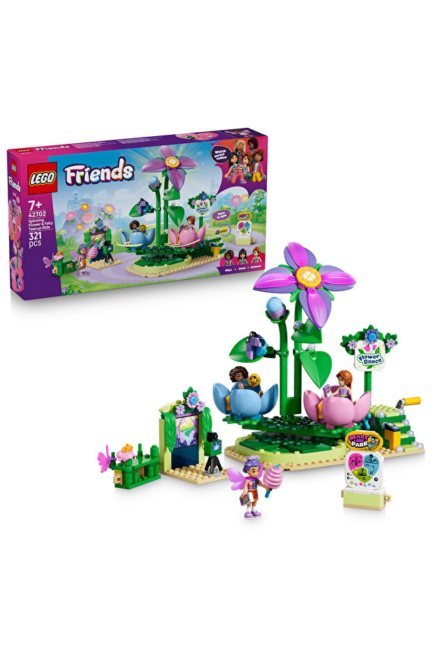 ® Friends Dönen Çiçek ve Peri Fincanı 42702 - 7 Yaş ve Üzeri için Oyuncak Yapım Seti (321 Parça) - 1