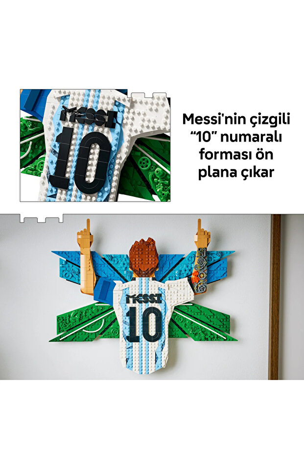 ® Editions Lionel Messi Kutlama 43018 –14 Yaş ve Üzeri Çocuklar İçin Oyuncak Yapım Seti (1427P) - 8