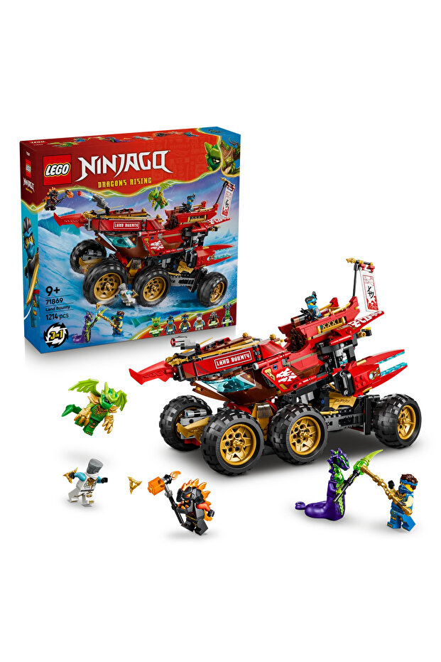 ® NINJAGO® Kara Gemisi 71869 - 9 Yaş ve Üzeri Çocuklar için Oyuncak Yapım Seti (1214 Parça)