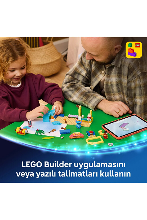 ® ǀ Disney Lilo ve Stiç ile Plaj Eğlencesi 43280 – 4+ Yaş için Oyuncak Yapım Seti (113 Parça) - 8