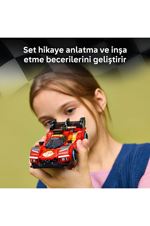 ® Speed Champions Ferrari 499P 77261 - 9 Yaş Üzeri Çocuklar için Oyuncak Yapım Seti (329 Parça) - 8